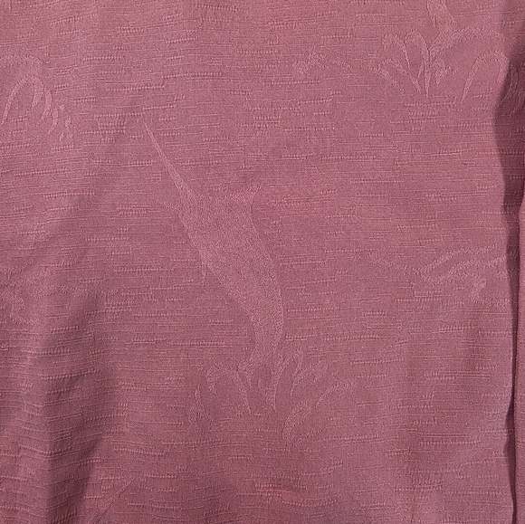 Tommy Bahama Coral Silk Button Down Marlin Logo Shirt - Picture 6 of 7